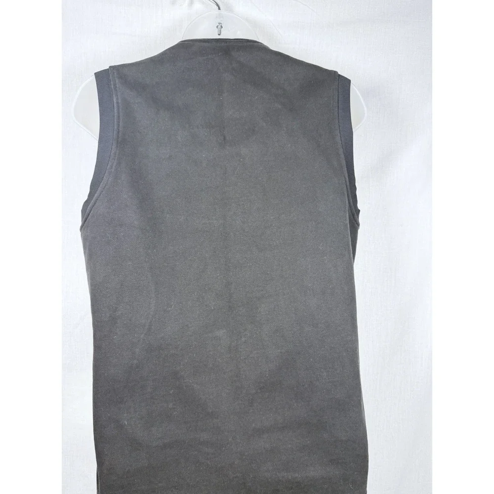 Lululemon‎ Departure Vest Black Fleece Full Copper Zip WOMEN SZ 8 Leopard Lined